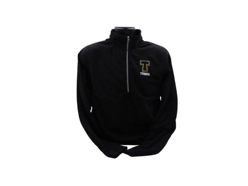 Black Turner Logo Quarter Zip