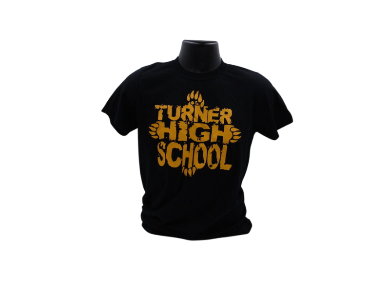 Old Black Retro Gold T-Shirt