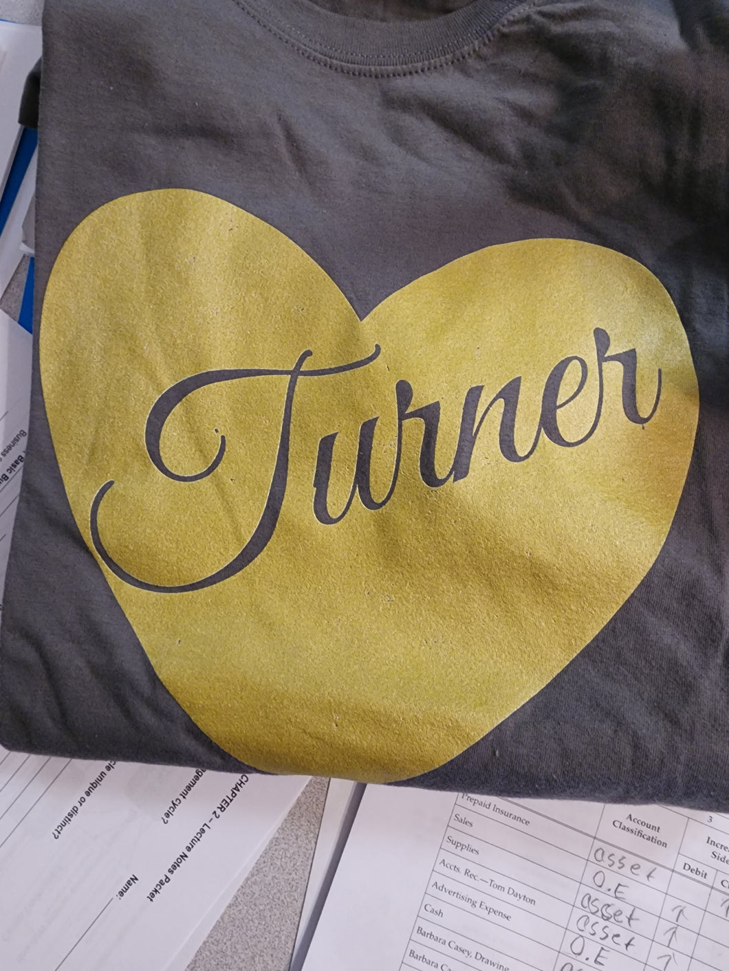 Youth -- Turner Heart T-shirts -- Short Sleeved